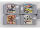 Lot Of 5 Nintendo 64 N64 Games Blast Corp Star Wars Racer Supercross 2000 MRC NFL 98