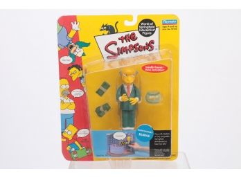 2000 The Simpsons Montgomery Burns Figure Factory Sealed