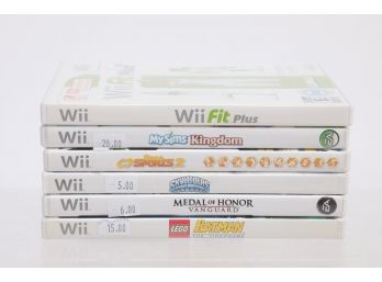 Lot Of 6 Wii Games Including Lego Batman
