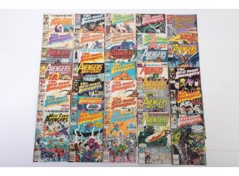 Comic Book Lot Of 33 Avengers West Coasts Comics