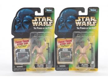 Lot Of 2 Star Wars Power Of The Force Freeze Frame  Lak Sivrak Sealed