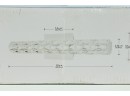 Home Decorators Collection Keighley 24' Chrome LED Crystal Vanity Light Bar New