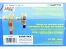 2 Watts Tankless Water Heater Valve Set LF TWH-FT-HCN Lead Free 3/4 IPS Union