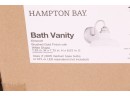 2 Hampton Bay 7.63 In. Elmcroft 1-Light Brushed Gold Farmhouse Wall Mount Sconce