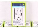 9 Leviton T5833-W 20-Amp Type-C USB Charger/Tamper Resistant Receptacle White