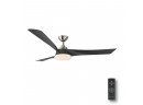 Altitude Delta 60 In. LED Indoor Brushed Nickel Ceiling Fan W/ Remote Control
