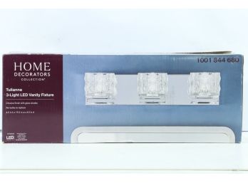 Home Decorators Collection75-Watt Equivalent 3-Light Chrome LED Vanity Light