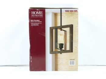 Home Decorators Collection Palermo Grove 10 In. 1Light Gilded Iron Mini-Pendant New