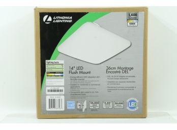 Lithonia Lighting FMLSL 20840 M4 Square 14' LED 16W Flush Mount Light Fixture