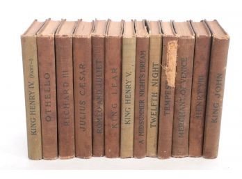 Group Of 13 Antique 1891 William Shakespeare's Plays Published By Maynard, Merrill & Co New York