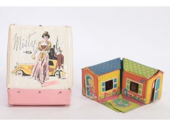 1960's - Ideal Misty Doll Case & Mattel Little Kiddles Open House