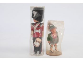 2 Small Collector Dolls In Original Package