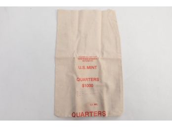 $1000 U.S. Mint Quarters Bag