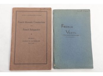 2 Early 1900's French Anguage Teaching Booklets
