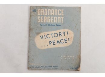 September 1945 Issue :Ordnance Sergent' Speciasl Victory Issue