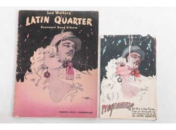 Grouping 1940's Lou Walters Latin Quarter Memorabilia