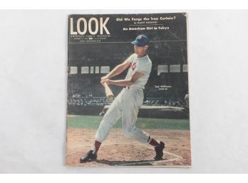 October 15, 1946 Issue Look Magazine 'Ted Williams'