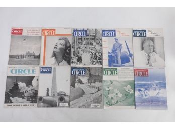 10 Issues1940's 'Connecticut Circle Magazine' Includes WWII & Bombing Of Hawaii