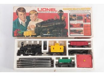 1970's Lionel Kickapoo Valley And Northern 027 Train Set In Original Box