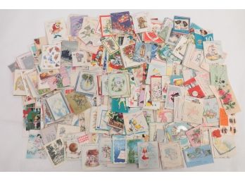 Massive Collection 1910 - 1960's Greeting Cards From Multi Generation Family