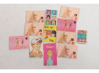 Collection 1960's Mattell Barbie Catalog Inserts