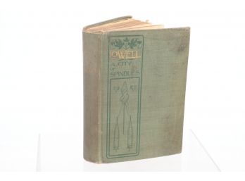 Unique One-Of-A-Kind 1800 'Lowell (Mass.) A City Of Spindles' Book & Scrap Book