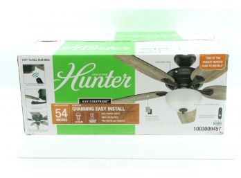 Hunter Channing 54' LED Indoor Noble Bronze Ceiling Fan W/ Light Kit