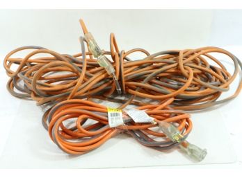 Pair Of Extension Cords 100' Ridgid(Damaged) & 25' 12 Gauge