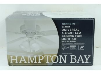 Hampton Bay Gazelle LED Universal LIGHT KIT ONLY Matte White 91303 New