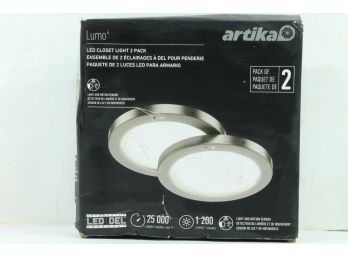 Artika 8' Round LED Closet Light 2 Pack, Light And Motion Sensor, CL-C08-C