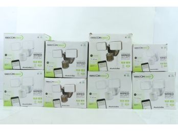 Large Group Of Secur360 Outdoor Security Lights