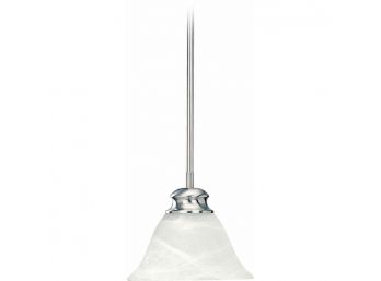 Volume Lighting Troy 1-Light Brushed Nickel Mini Pendant