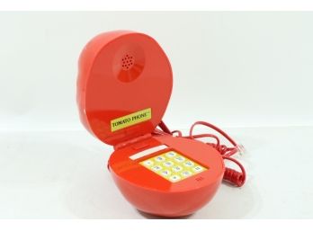 Vintage Heinze  1990's Tomato Corded Desk Phone W/ Cord