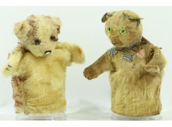 Pair Of Antique Hand Puppets