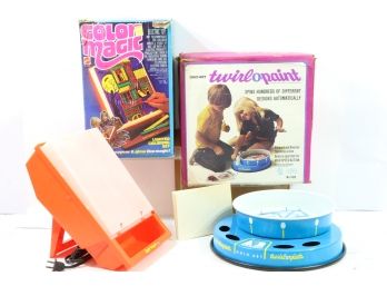 Pair Of Vintage Games Includes Color Magic & Twirl O Paint