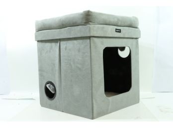 Amazon Basics Collapsible Cube Cat Bed NEW