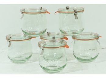 Weck 762 Jelly Jar - 1/5 Liter, Set Of 6