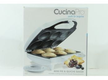 CucinaPro Mini Pie Maker And Quiche Baker Non Stick New