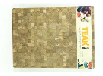 Teak Haus 331 20'x15' 11lb Heavy Duty Teakwood Butcher Block New