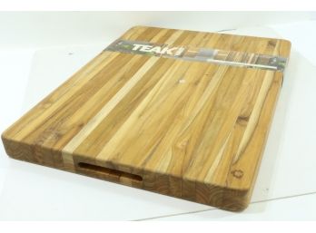 Teakhaus 106 Teak Wood Traditional Edge Grain Cutting Board 20 X 15 X 1.5