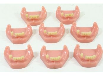 Group Of Vintage Plastic Dental Molds