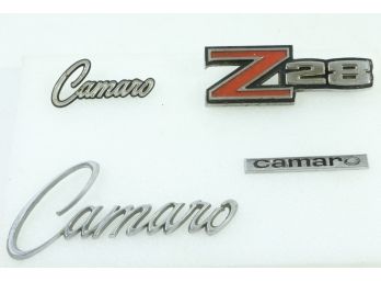 Group Of Vintage Z28 & Camaro Car Emblems