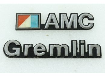 Vintage AMC Gremlin Car Emblems