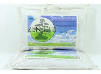 2 Zen Chi 136726 100 Organic Buckwheat Hull Pillow Contours Personal 14'x 20'