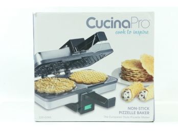 CucinaPro Pizzelle Baker Non-Stick Italian Waffle Iron Cookie Maker New
