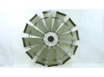 Large 30' Decorative Metal Windmill Art Piece
