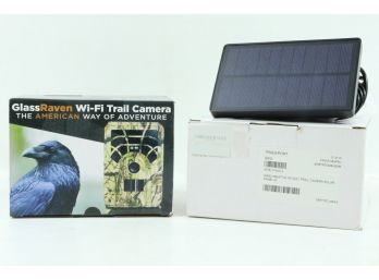 Creative XP Glass Raven 4G Trail Camera 1080p Camo & Solar Panel Kit New