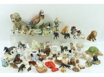 Large Group Of Vintage Animal Figurines See Pictures For Whats Included