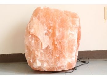 Large 138 Pound Himalayan Salt Rock With Light Over 500.00 When Purchased