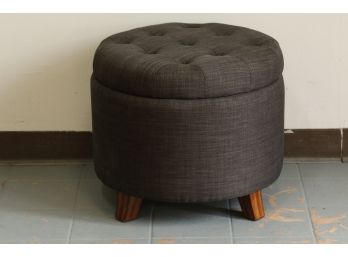 Amazon Basics Upholstered Storage Ottoman New